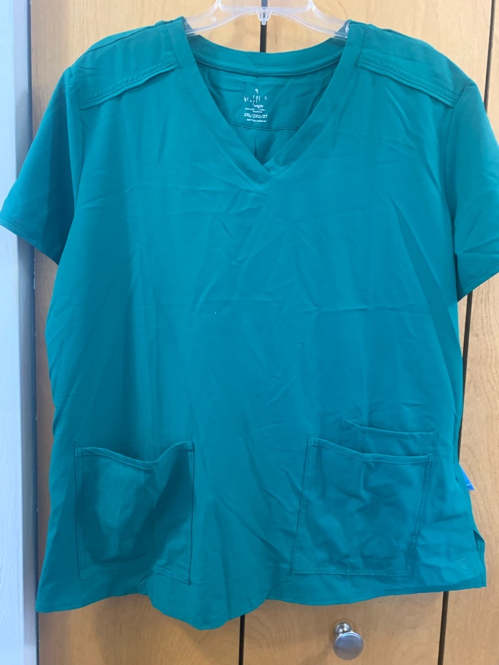 Medcouture Hunter Green Medical Scrub Top